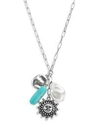 Aqua - X Ava Phillippe Ava Mixed Stone Celestial Multi Charm Pendant Necklace, 18 - Lyst