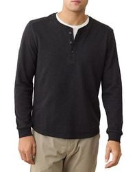 Marine Layer - Pacifica Stretch Henley Shirt - Lyst