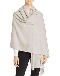 BLOOMINGDALE/'S scarf mauve pale red fringe wrap NEW