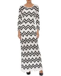 Bagatelle - Chevron Knit Sweater Dress - Lyst