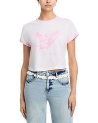 Aqua - X Wuthering Heights Cherub Crewneck Baby Tee - Lyst