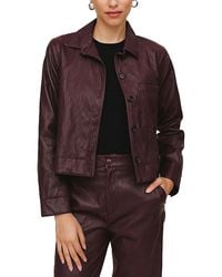 Bella Dahl - Faux Leather Jacket - Lyst