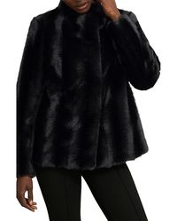 Hobbs - Misha Faux Fur Coat - Lyst
