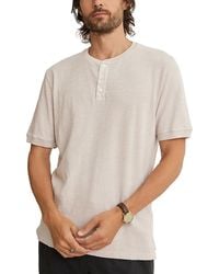 Velvet By Graham & Spencer - Short Sleeve Henley - Lyst