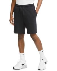 red nike tech shorts