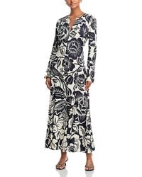 FARM Rio - Cashews And Birds Winter Dress - Lyst