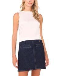 Vince Camuto - Sleeveless Crewneck Tank Top - Lyst