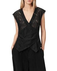AllSaints - Vera Top - Lyst