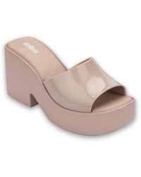 Melissa - Posh Ad Slip On Platform High Heel Sandals - Lyst