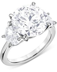Bloomingdale's Fine Collection - Certified Lab Grown Diamond Round & Fancy Cut Engagement Ring - Lyst
