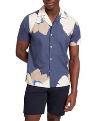 Ted Baker - Hebbden Floral Graphic Regular Fit Shirt - Lyst