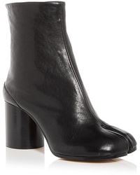 Maison Margiela - Tabi Split Toe Block Heel Booties - Lyst