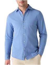Robert Talbott - Foster Long Sleeve Knit Shirt - Lyst