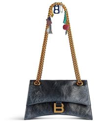 Balenciaga - Crush Chain Bag Dirty Effect With Ny Souvenirs Charms - Lyst