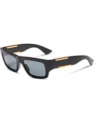 Bottega Veneta - Rectangular Sunglasses, 53Mm - Lyst