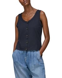 Whistles - Reversible Button Tank Top - Lyst