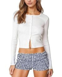 Edikted - Shilo Ribbed Cardigan - Lyst