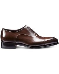 Santoni - Carter Lace Up Cap Toe Oxford Dress Shoes - Lyst