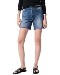 Rag & Bone - Miramar Kaia High Waist Cotton Terry Shorts - Lyst
