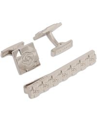 Ted Baker - Rosemel Rose Cufflinks & Tie Bar Set - Lyst