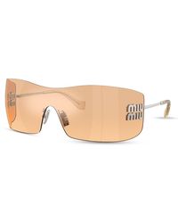 Miu Miu - Rectangular Sunglasses, 44Mm - Lyst