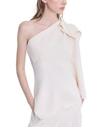 FFORME - Lavinia Asymmetric One Shoulder Top - Lyst