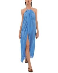 ViX - Vix Cloe Halter Maxi Dress Cover Up - Lyst