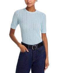 Rag & Bone - Francesca Merino Wool Short Sleeve Sweater - Lyst