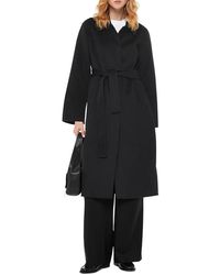 Whistles - Wool Blend Tie Waist Coat - Lyst