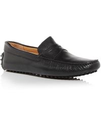 Bloomingdale's The Store At Bloomingdale's Penny Loafer Drivers - Black