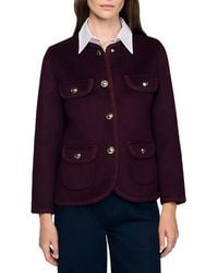 Sandro - Double Faced Jacket - Lyst