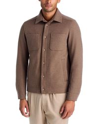 Herno - Jersey Polar Patch Pocket Fleece Shirt Jacket - Lyst