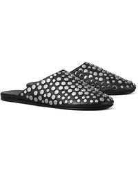Tory Burch - Studded Mule Flats - Lyst