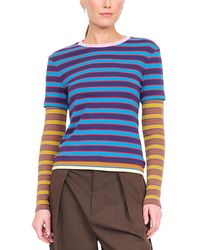 STAUD - Dillon Layered Look Tee - Lyst