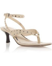 PAIGE - Emmy Embellished Thong Sandals - Lyst