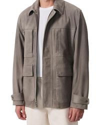 Rag & Bone - Pace Suede Chore Jacket - Lyst