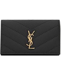 Saint Laurent - Cassandre Slim Key Case - Lyst