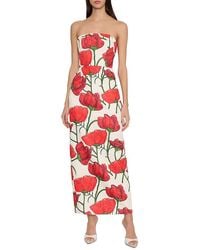 MILLY - Peony Orion Jacquard Dress - Lyst