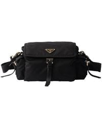 Prada - Explore Large Re-Nylon Shoulder Bag With Flap - Lyst