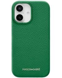 Maison De Sabre - Maison De Sabra Leather Phone Case (Iphone 16) - Lyst