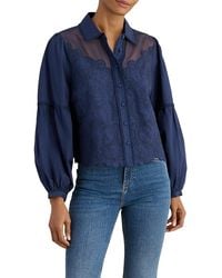 Hobbs - Becky Embroidered Blouse - Lyst