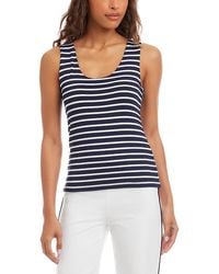 Karen Kane - Scoop Neck Double Layer Tank - Lyst