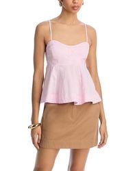 Steve Madden - Delta Peplum Top - Lyst