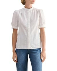 Hobbs - Sawyer Embroidered Blouse - Lyst