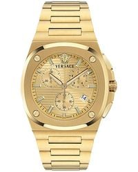 Versace - Tolomeo Chrono Bracelet Watch, 40Mm X 49Mm - Lyst