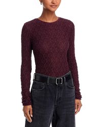 Rag & Bone - Ellie Lace Long Sleeve Tee - Lyst