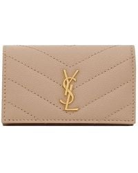 Saint Laurent - Cassandre Slim Key Case - Lyst