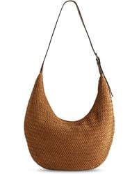 Madewell - Essential Curve Suede Shoulder Bag - Lyst