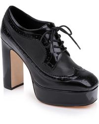 L'Agence - Tania Platform Oxford Pumps - Lyst