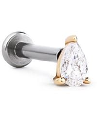Ana Luisa - Solid Lab-Grown Diamond Pear Flatback Single Stud - Lyst